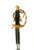 French Heavy Cavalry Sword with engraved brass hilt and high carbon steel blade.
