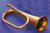Confederate Civil War brass bugle Civil War military signaling bugle historic brass war bugle
