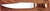 Sheffield Style Bowie Knife with rosewood handle and brass fittings.
