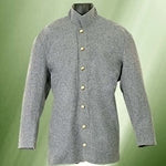 confederate sack coat mixed grey wool