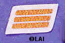 Civil War Captain collar rank insignia