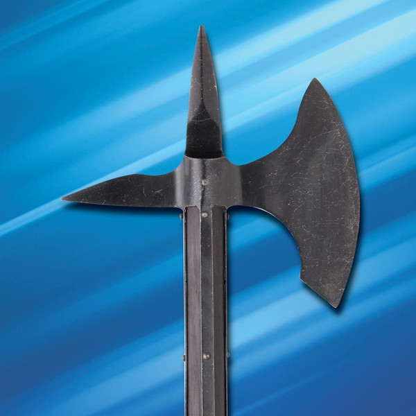 Battlecry Orleans Battle Axe with spike and hardwood shaft.