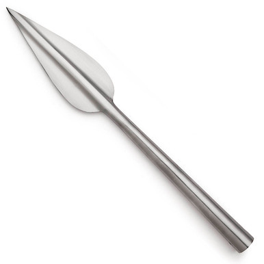 leaf spear head hand forged high carbon steel blade