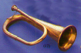 Confederate Civil War brass bugle Civil War military signaling bugle historic brass war bugle