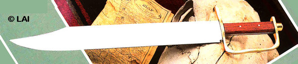 confederate d guard bowie brass guard