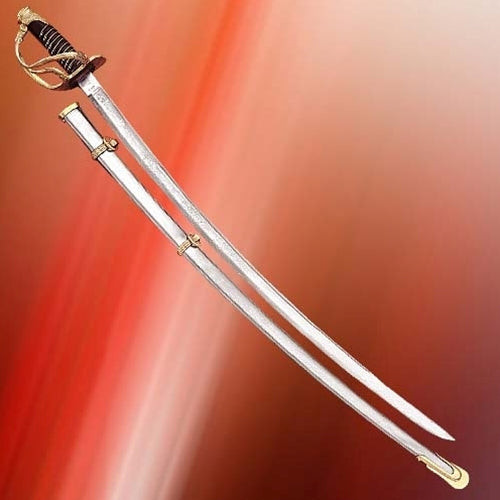 Model 1860 cavalry officer saber, Civil War cavalry saber replica, US Civil War cavalry sword