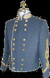 Confederate Shell Jacket with Solid Faced Collar