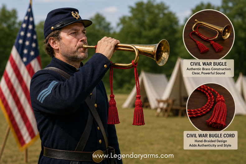 Civil War Bugle and Civil War Bugle Cord: A Symbol of History and Tradition