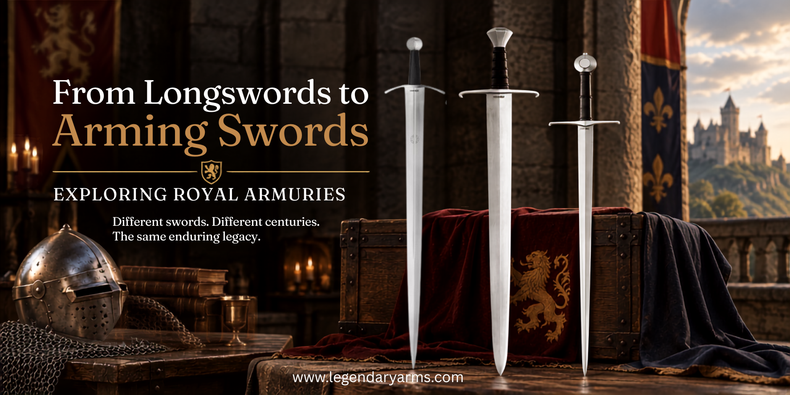 From Longswords to Arming Swords: Exploring Royal Armouries