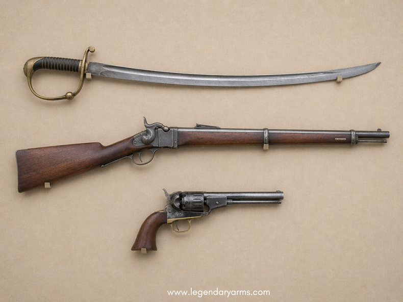 Weapons of the Civil War Cavalry: Sabers, Carbines, and Revolvers Explained