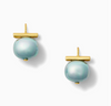 Cornflower Forever Fave Pebble Pearl Earring