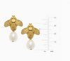 Gold Bee and Genuine Freshwater Pearl