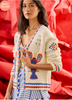 Callen Cardigan in Lobster Multi