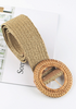 Woven Belt Round Buckle