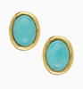 Turquoise Cabochon Studs