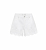 The Eyelet Long Hang Short in White