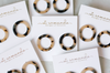 Mini Blonde Tortoise Open Circle Studs