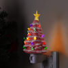 Christmas Tree Night Light Pink