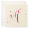 Individual Gift Enclosure Card