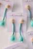 Turquoise Swingy Statement Earrings