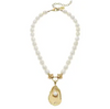 Handcast Gold Oyster Freshwater Pearl Necklace