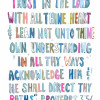 Scripture Verse on Paper