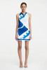 Bridget Mini Dress Blue Shapes