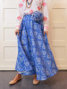 Vanilla Skirt in Blue Ikat