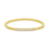 Curved Pave Bar Stretch Bracelet