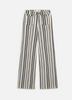 Le Slim Palazzo Modernist in Navy Stripe