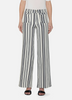Le Slim Palazzo Modernist in Navy Stripe