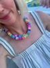 Rainbow Vinyl Necklace