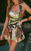 Piper Skort Dress in Caribbean Palms