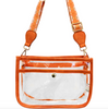 Orange Blossom Clear Stadium Bag