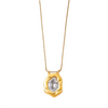 Eleni Vintage Gold Nugget Diamond Necklace
