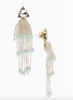 Glowing Flash and Light White Crystal Earrings