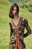 Mixed Winter Garden Long Sleeve Blouse