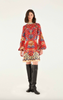 Winter Breeze Red Mini Dress