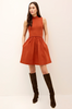 Reynolds Dress in Russet