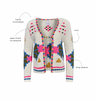 Callen Cardigan in Pink Multi