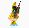 Duck the Hunter Glass Ornament