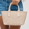 Paisley Woven Crossbody Tote