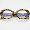 Aria Blue Light Readers Reading Glasses in Milky Tortoise - +2