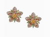 Lotus Bloom Crystal Statement Studs