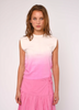 Eliza Tee in Rosebloom Ivory Ombre