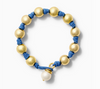 The Gold Ball + Pearl Knotting Bracelet