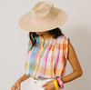 Rainbow Plaid St. Augustine Top