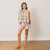 Rainbow Plaid St. Augustine Top