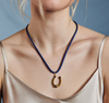 Fortuna Horseshoe Cord Necklace