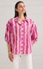 The Mollie Shirt in Hello Goodbye Stripe